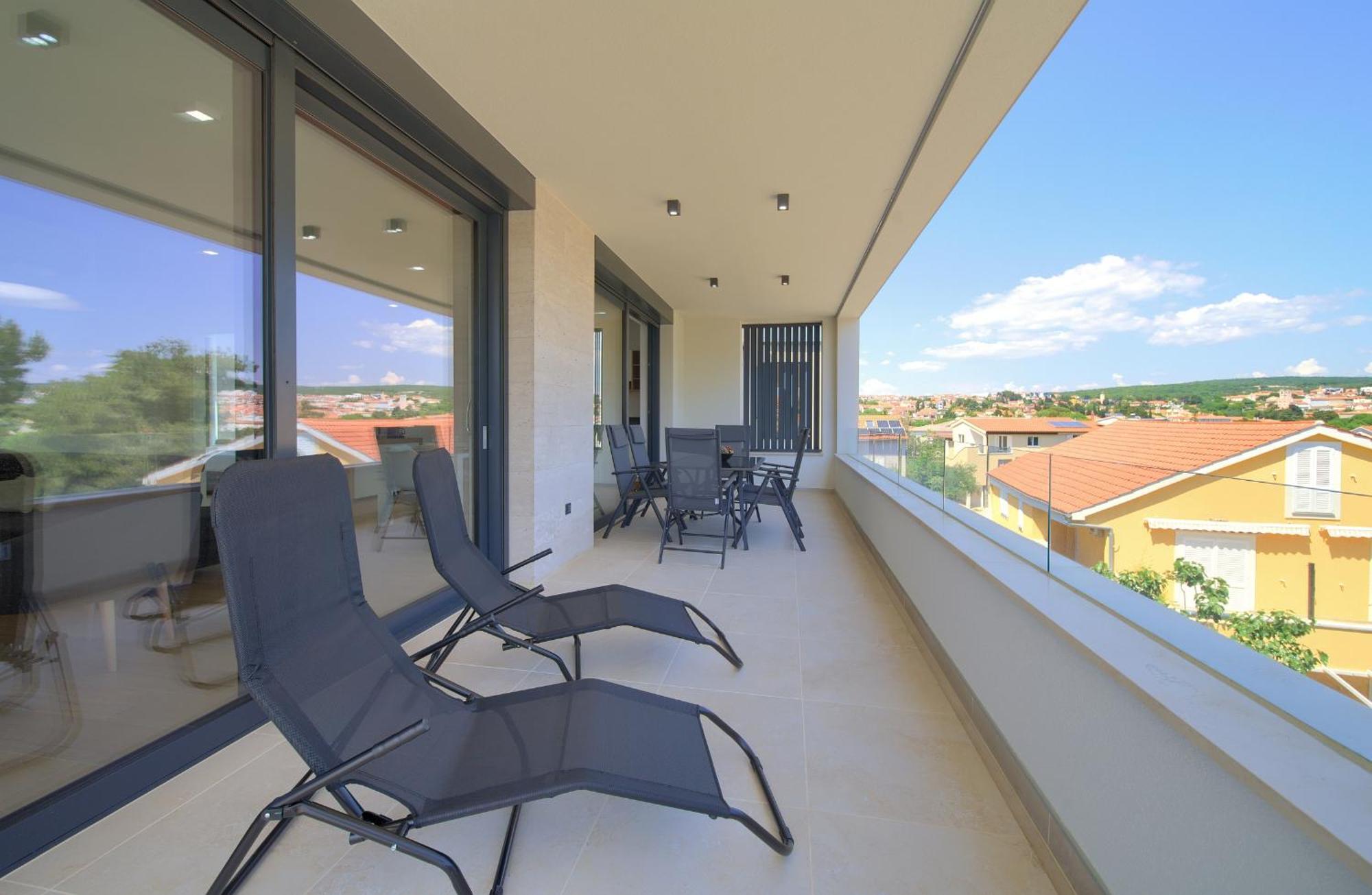 Villa Sabic By The Sea Krk Town Zimmer foto